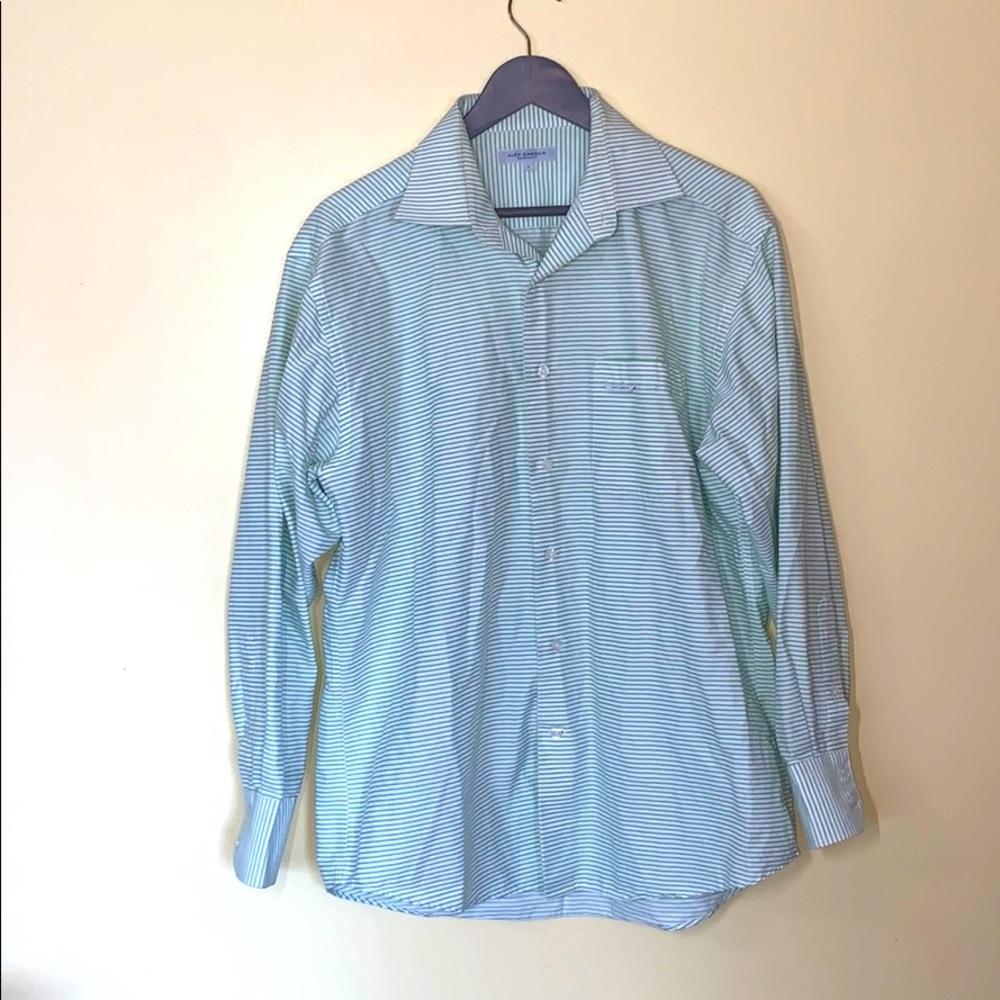 Alex Cannon Button Down Shirt 100% Cotton